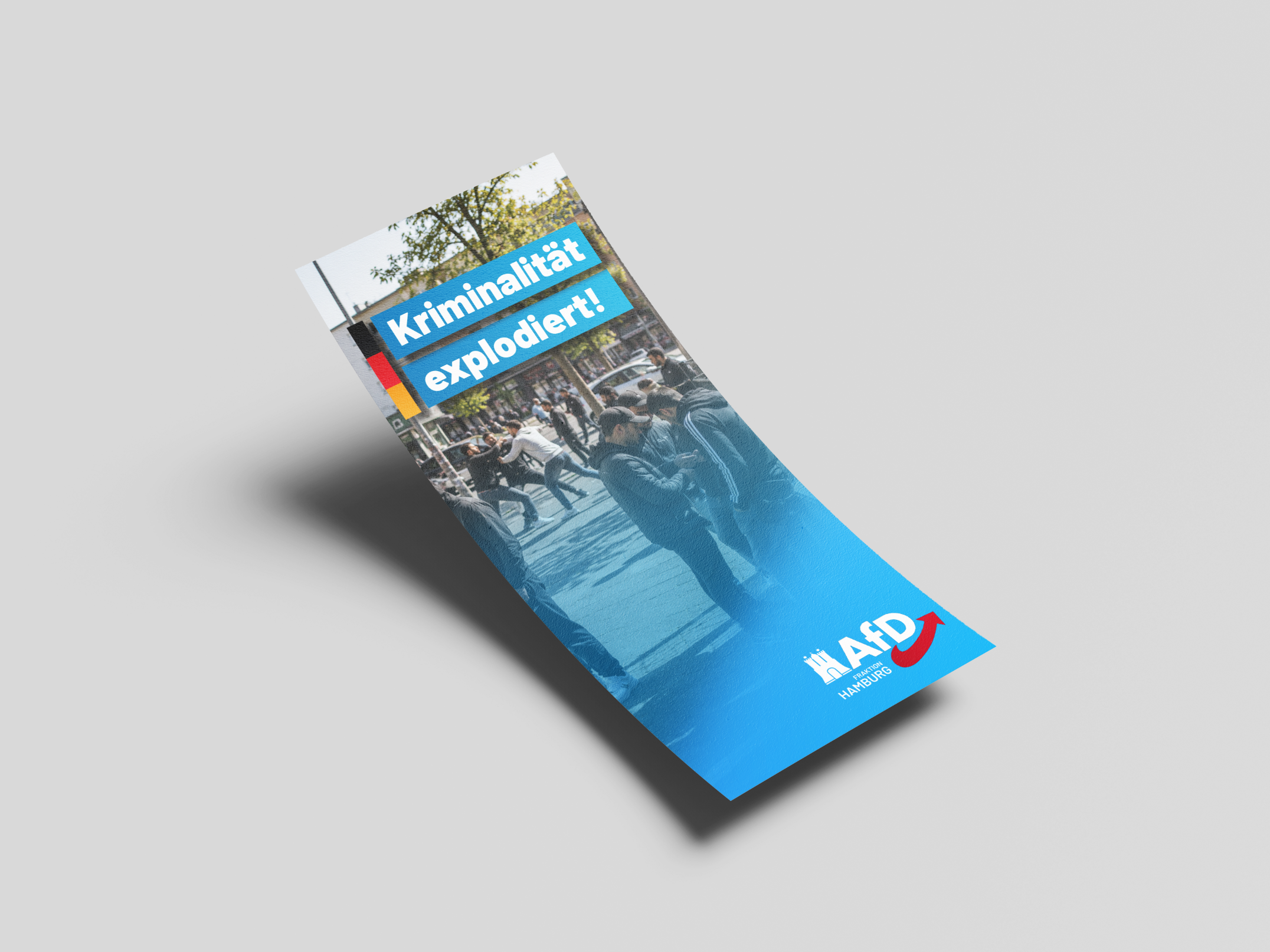 Flyer Kriminalität explodiert