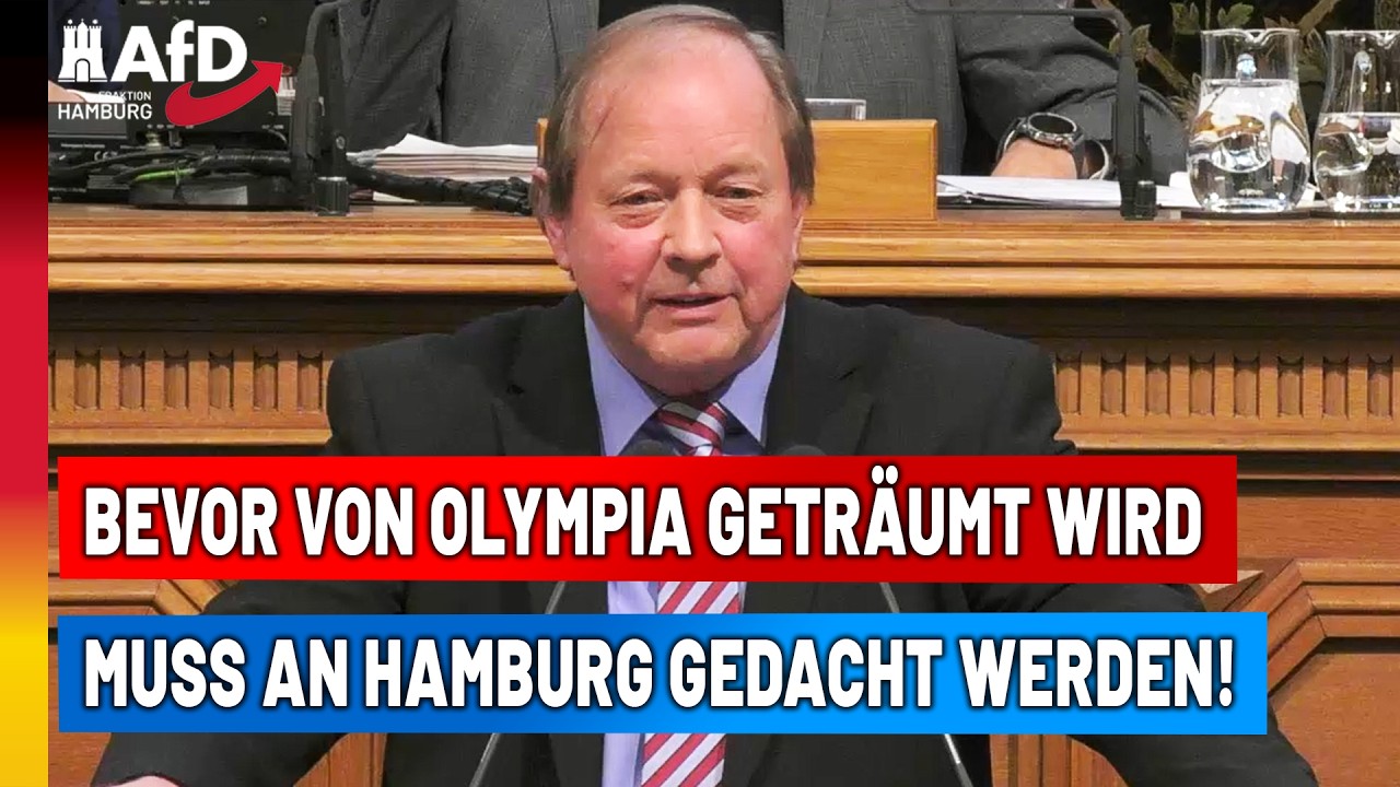 Erst an Hamburg denken, dann an Olympia!